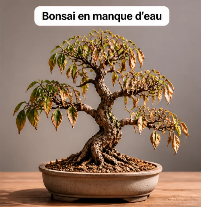 Bonsaï stress hydrique